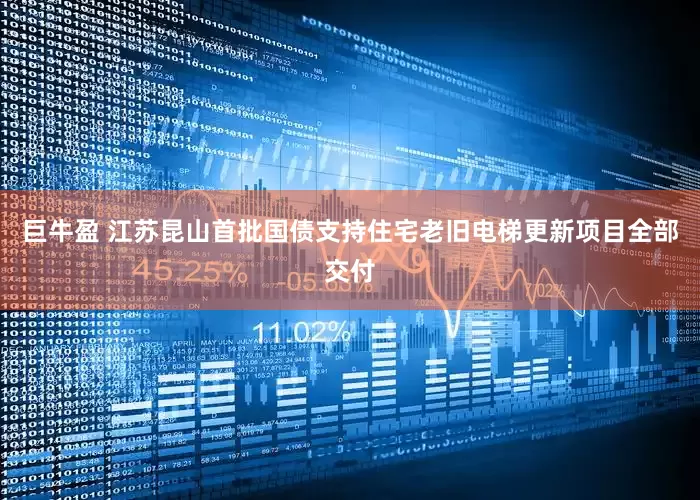巨牛盈 江苏昆山首批国债支持住宅老旧电梯更新项目全部交付