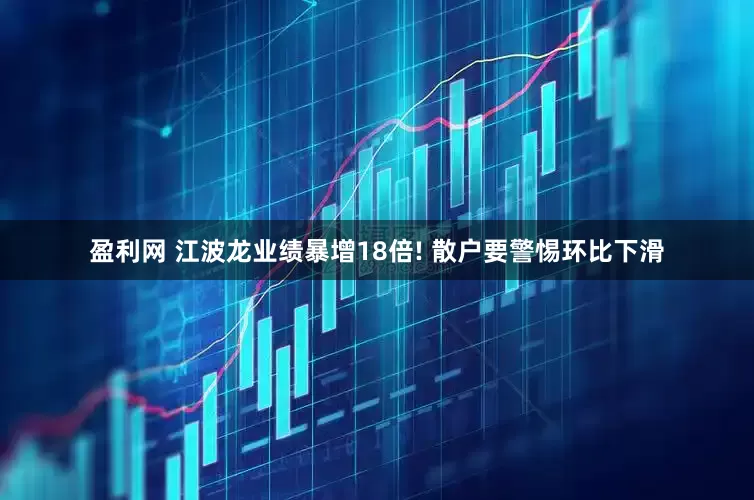 盈利网 江波龙业绩暴增18倍! 散户要警惕环比下滑